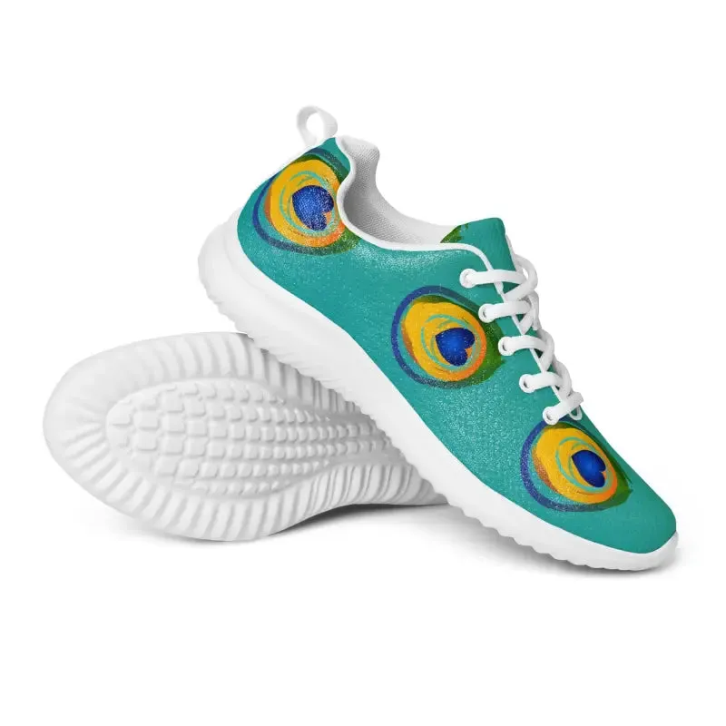 Peacock Feather Athletic Shoes and Ultralight Comfort