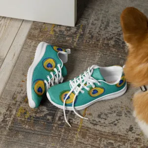 Peacock Feather Athletic Shoes and Ultralight Comfort