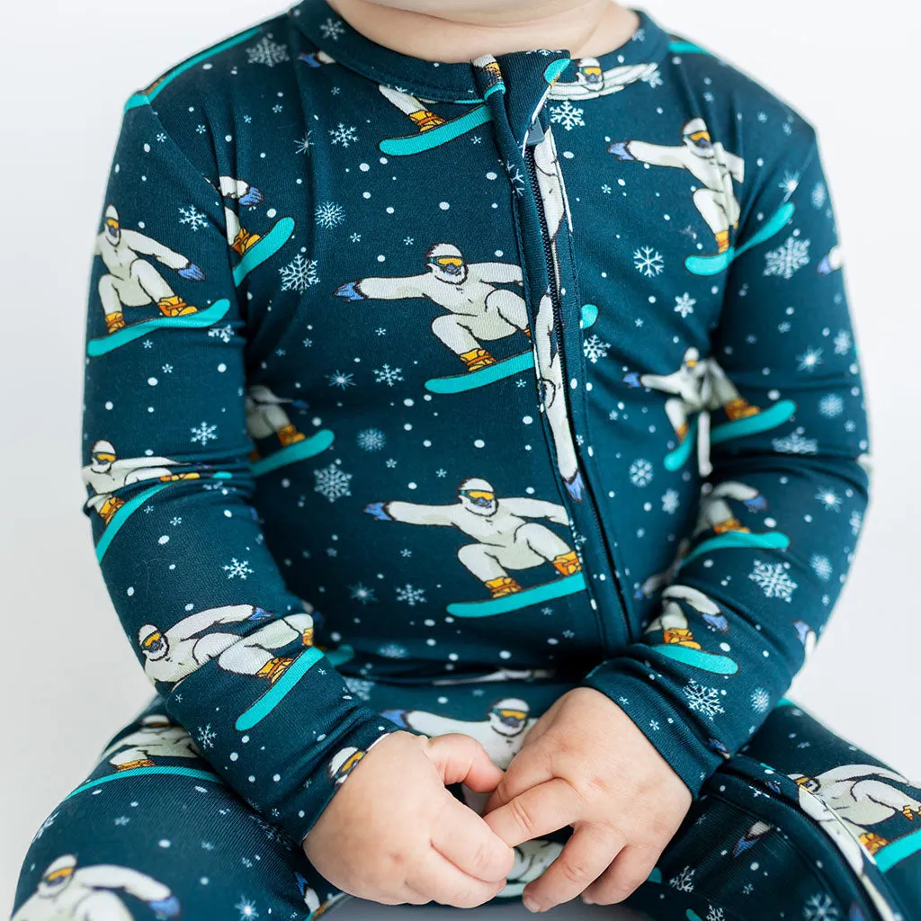 Posh Peanut Yeti Footie with Zipper