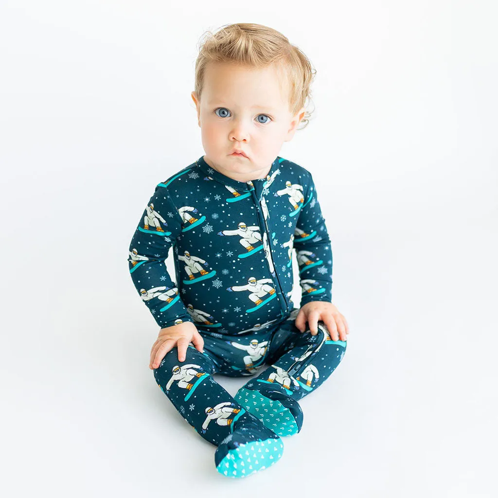 Posh Peanut Yeti Footie with Zipper