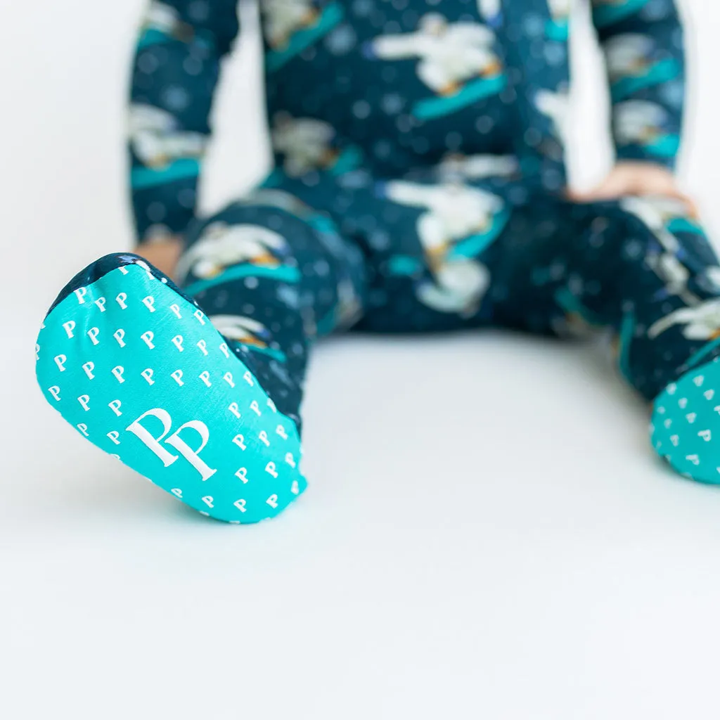 Posh Peanut Yeti Footie with Zipper