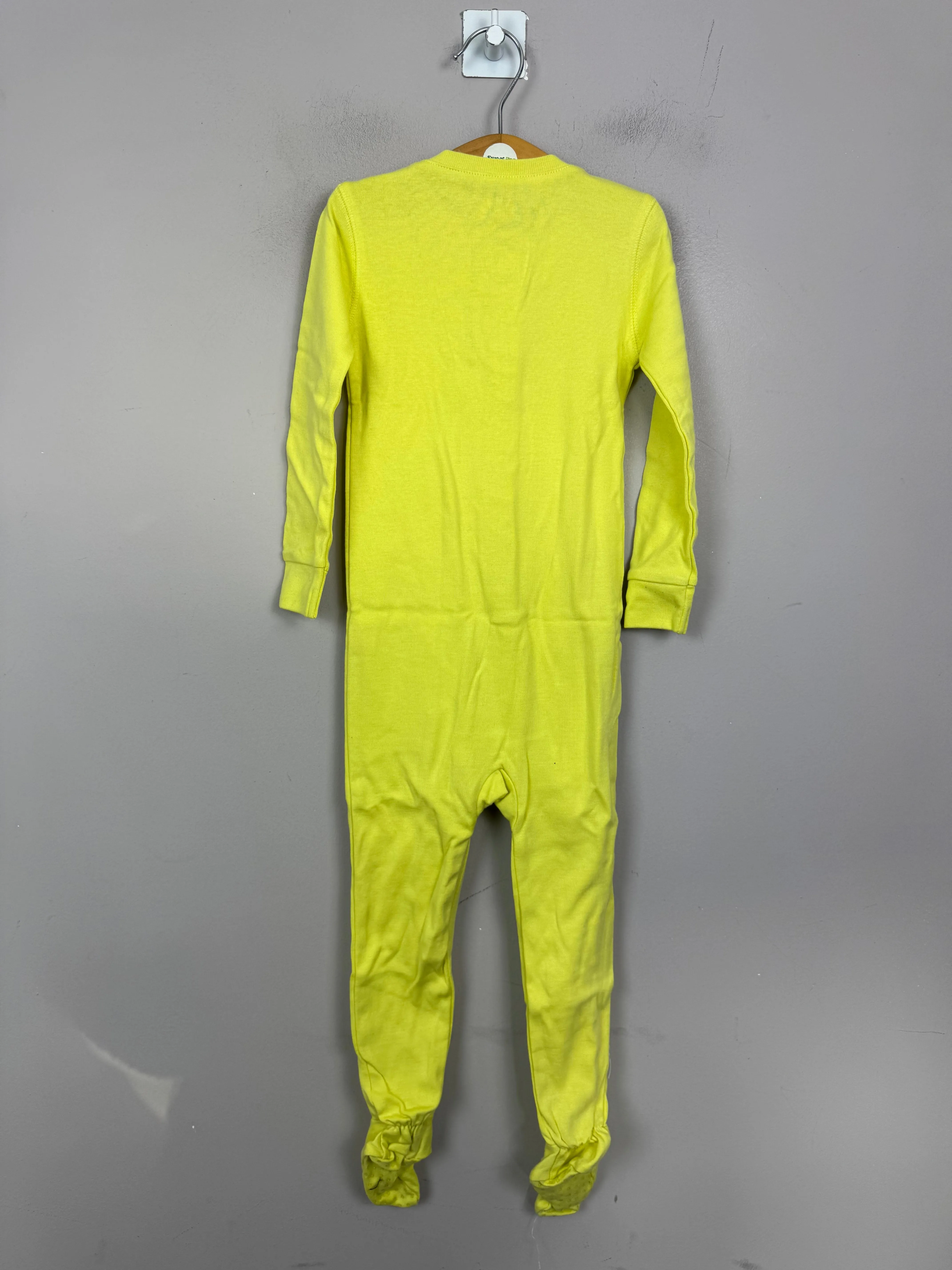 Primary Organic Sleepsuit - Plain dye Yellow (New) Newborn, 3-6m, 12-18m, 18-24m