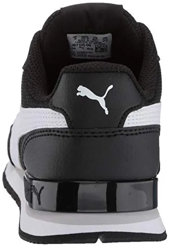 PUMA ST Runner Hook and Loop Sneaker (Black/White/Grey)
