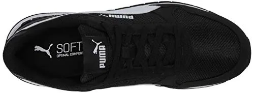 PUMA ST Runner Hook and Loop Sneaker (Black/White/Grey)