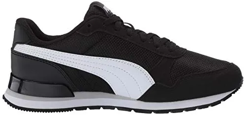 PUMA ST Runner Hook and Loop Sneaker (Black/White/Grey)