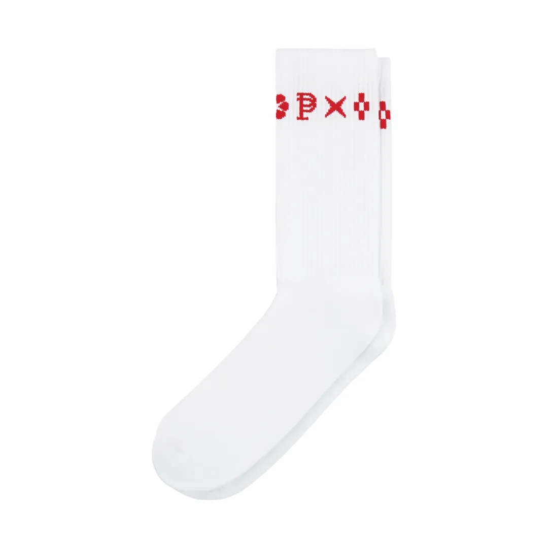 PURPLE BRAND MONOGRAM SOCKS