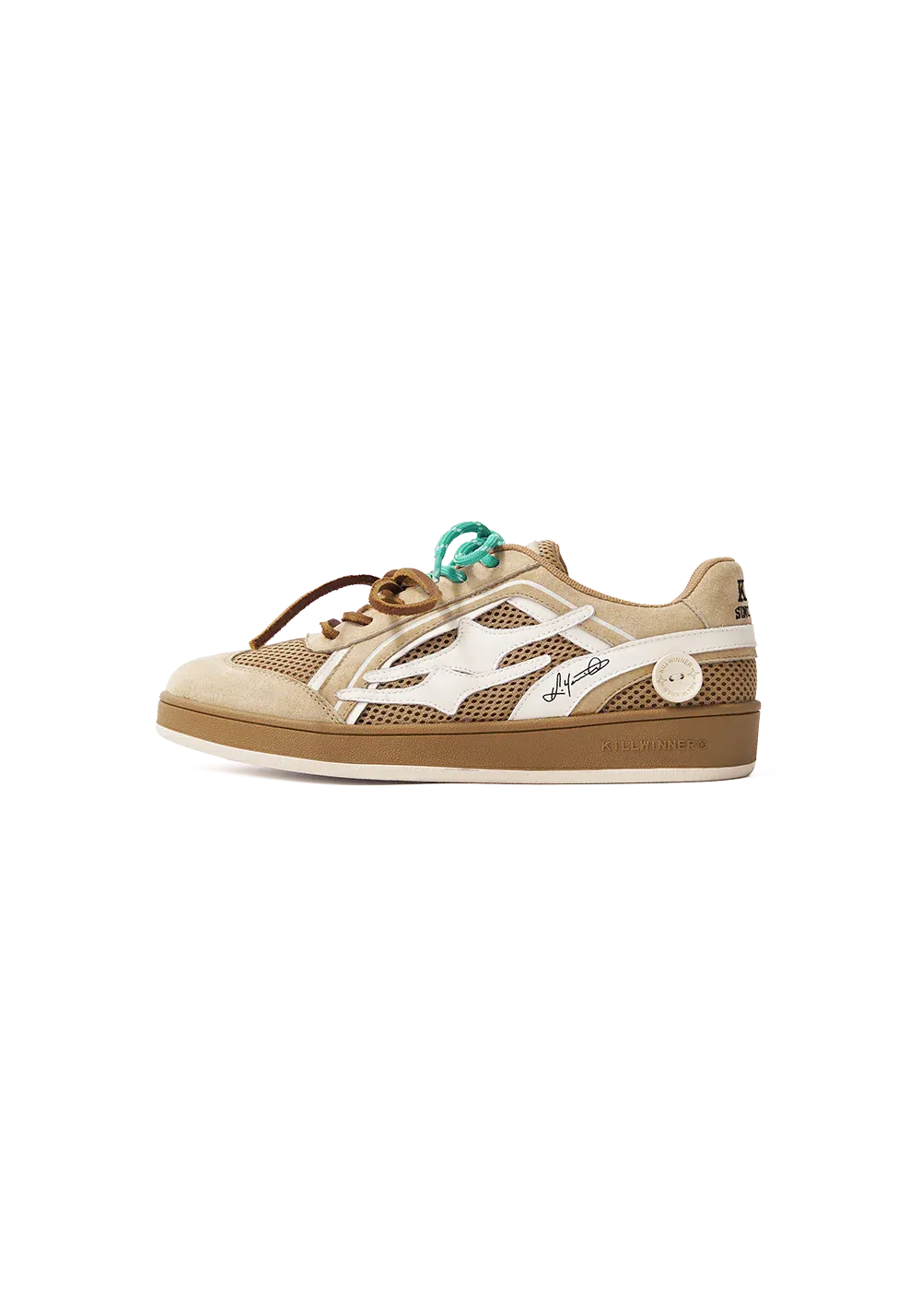 Retro Training Sneaker-Brown