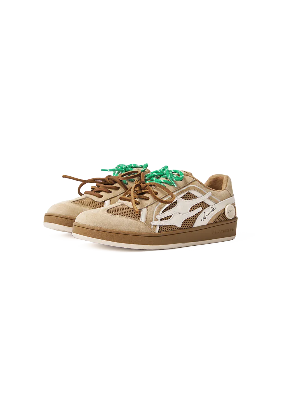 Retro Training Sneaker-Brown