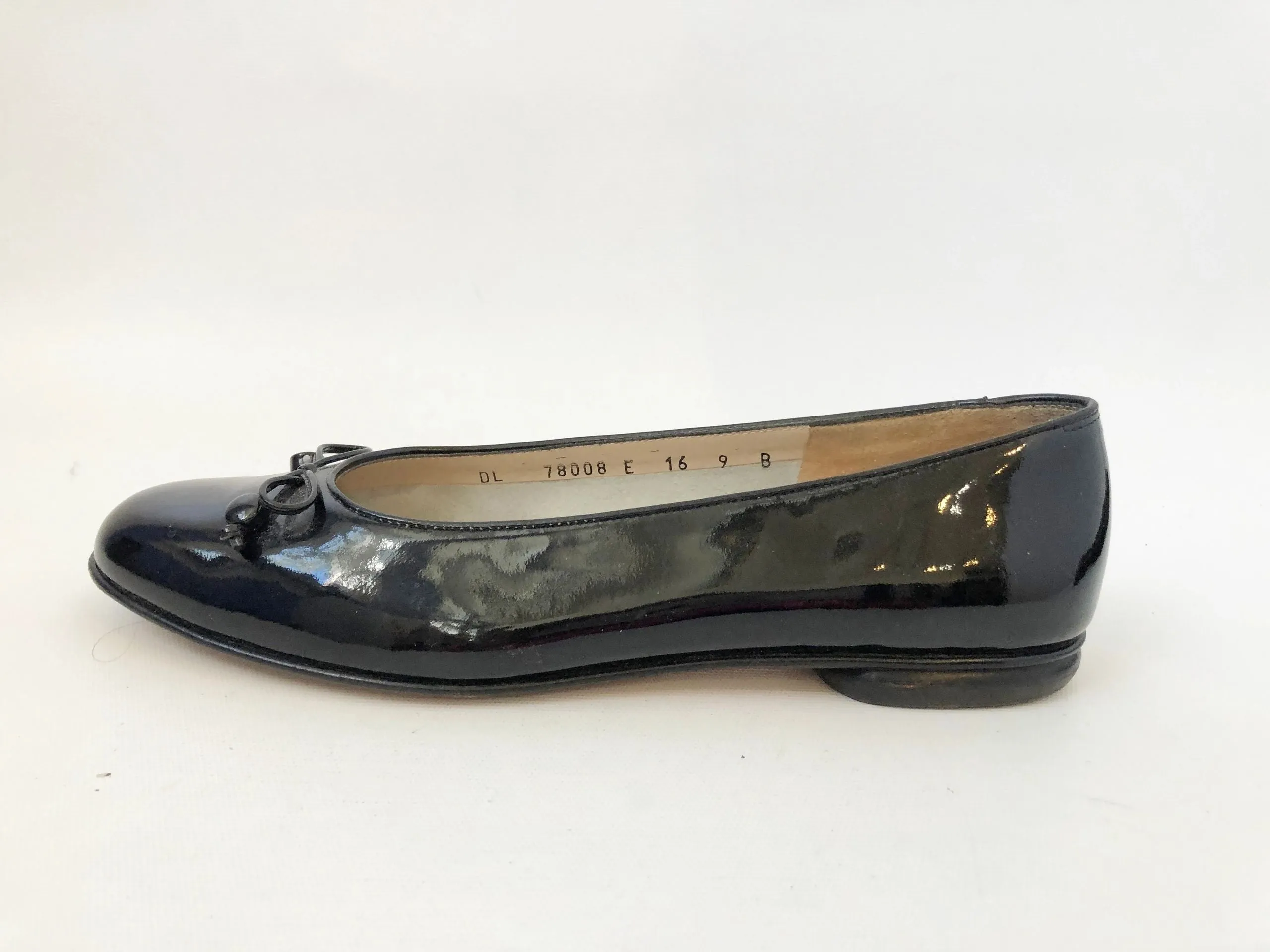 Salvatore Ferragamo Patent Ballet Flat Size 9