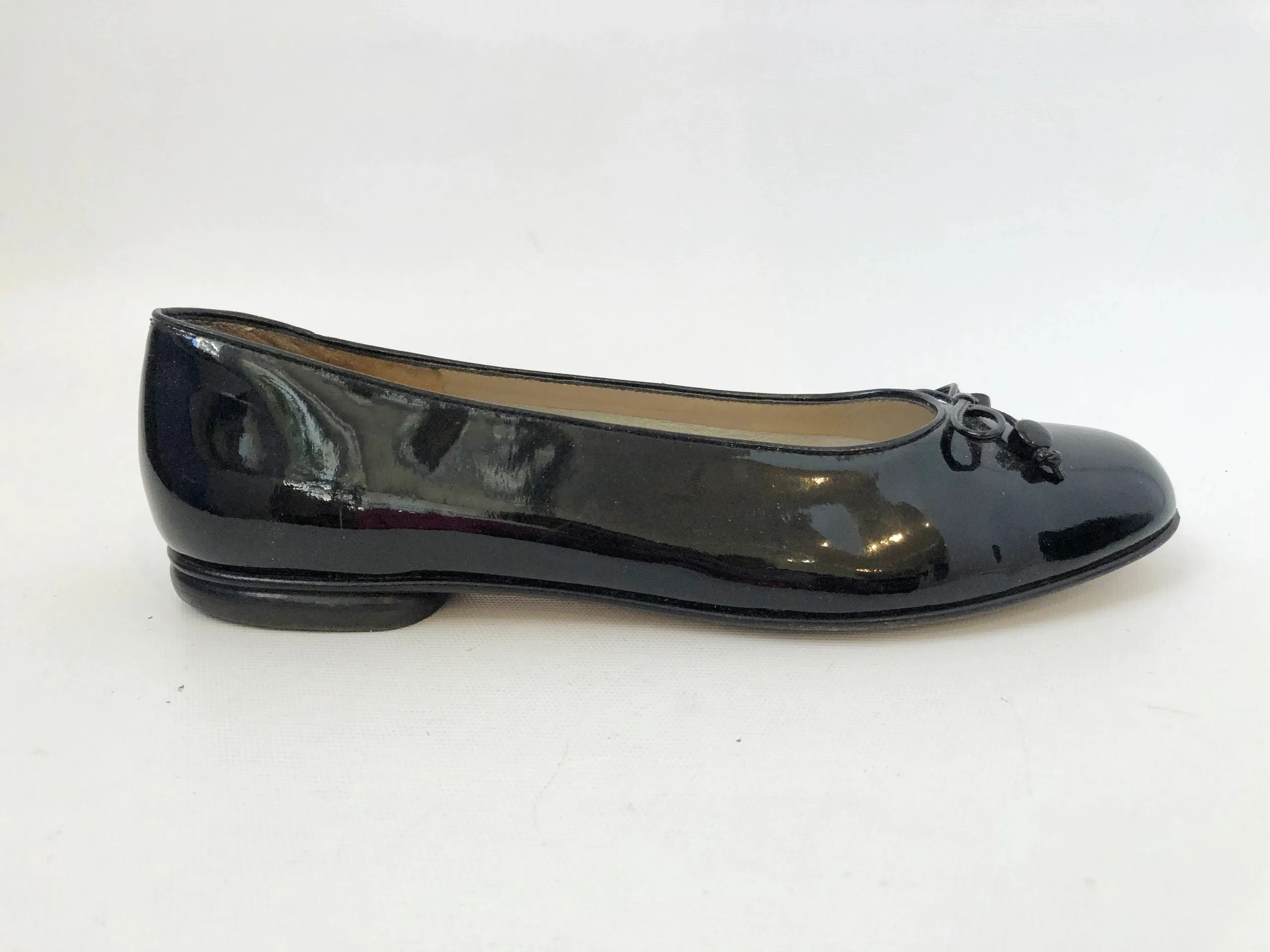 Salvatore Ferragamo Patent Ballet Flat Size 9