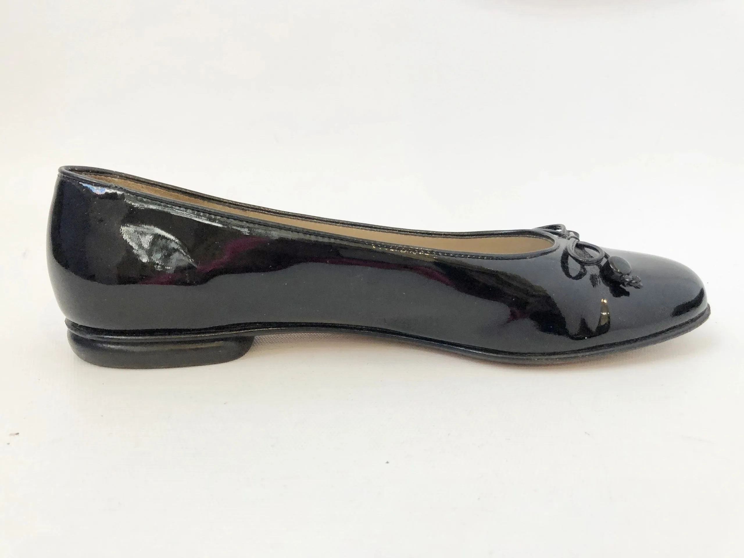 Salvatore Ferragamo Patent Ballet Flat Size 9