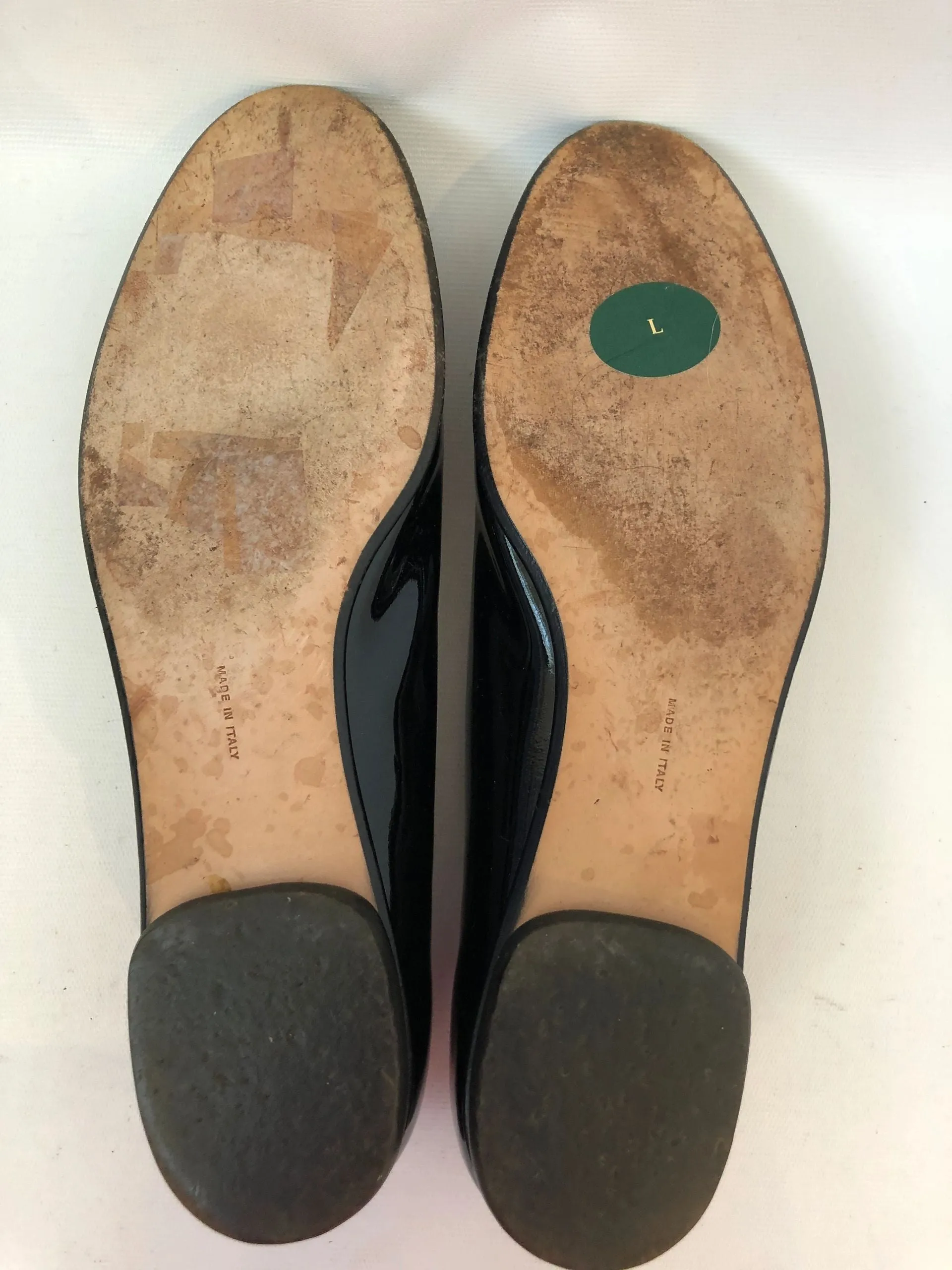 Salvatore Ferragamo Patent Ballet Flat Size 9