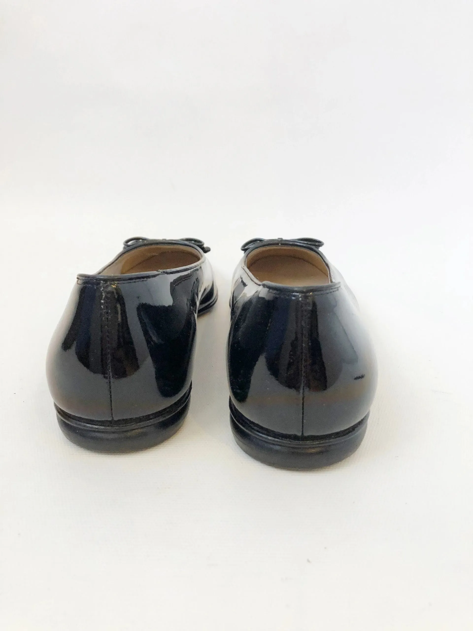 Salvatore Ferragamo Patent Ballet Flat Size 9