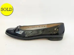 Salvatore Ferragamo Patent Ballet Flat Size 9