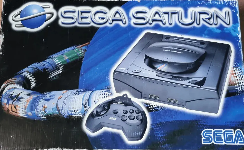 Sega Saturn Konsol i æske
