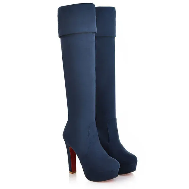 Sexy High Heels Over the Knee Long Boots