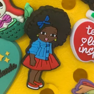 SHOE CHARMS - DENIM JACKET CUTIE