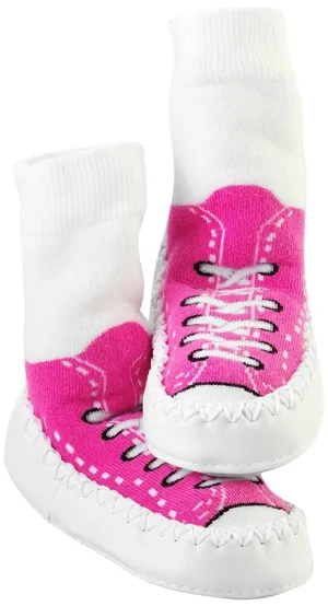 Sock Ons® Mocc Ons - Fuschia Sneakers