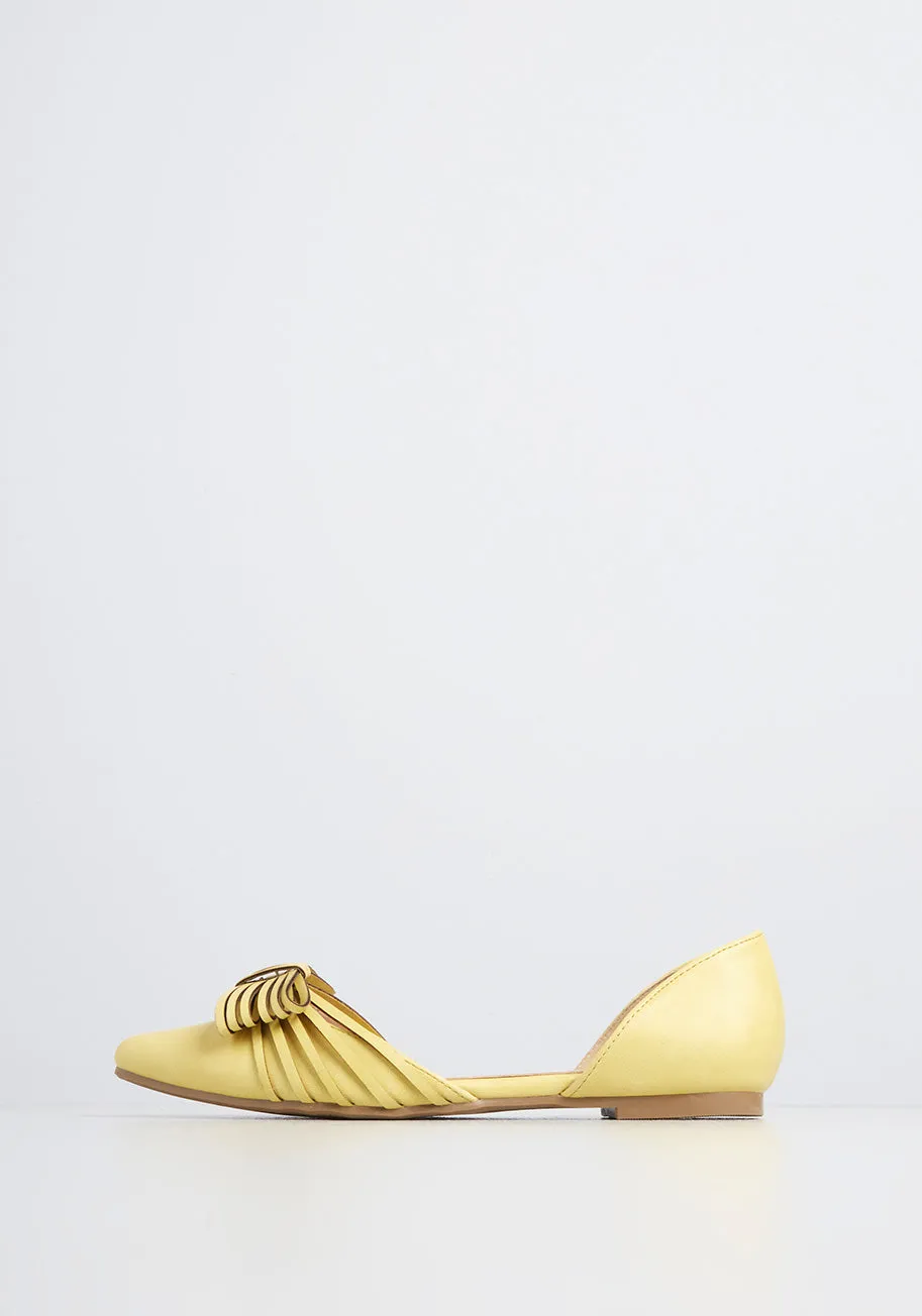 Strappy Makes Me Happy d'Orsay Flat