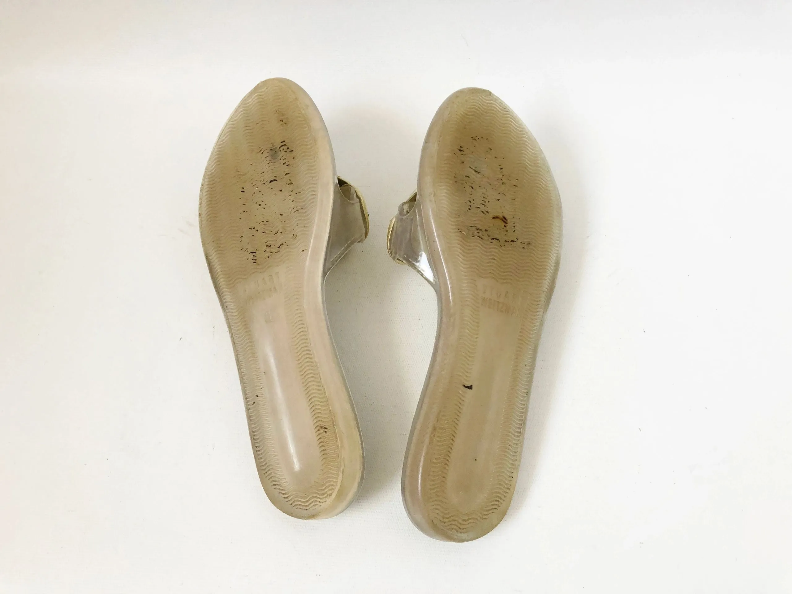 Stuart Weitzman Jelly Flip-Flops Size 6