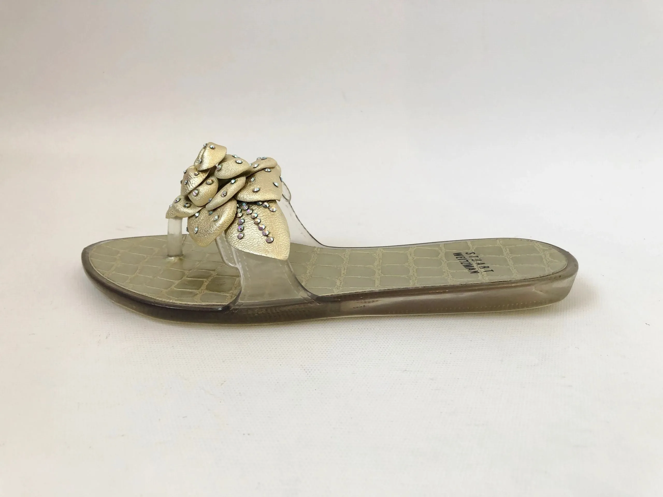 Stuart Weitzman Jelly Flip-Flops Size 6