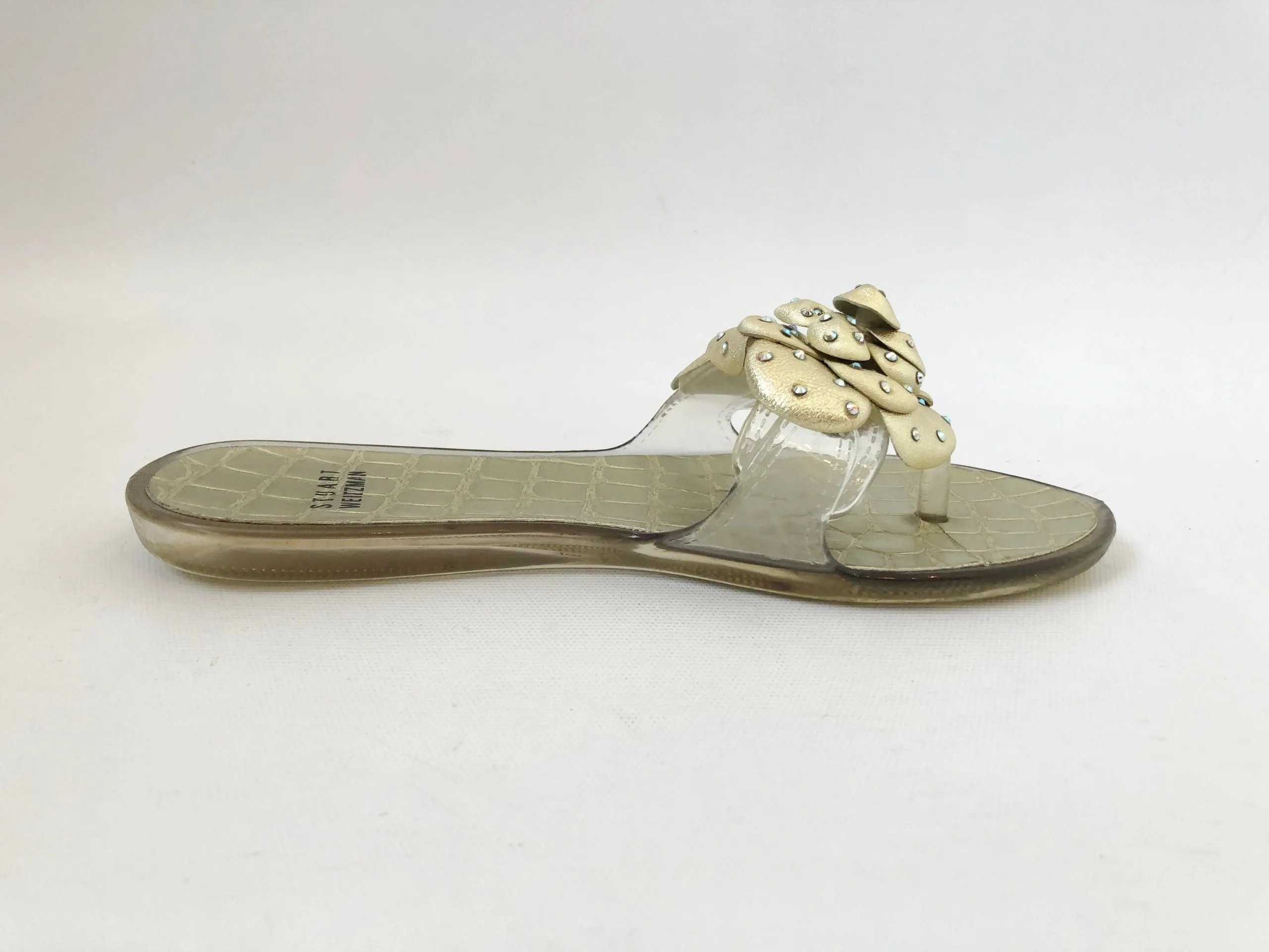 Stuart Weitzman Jelly Flip-Flops Size 6