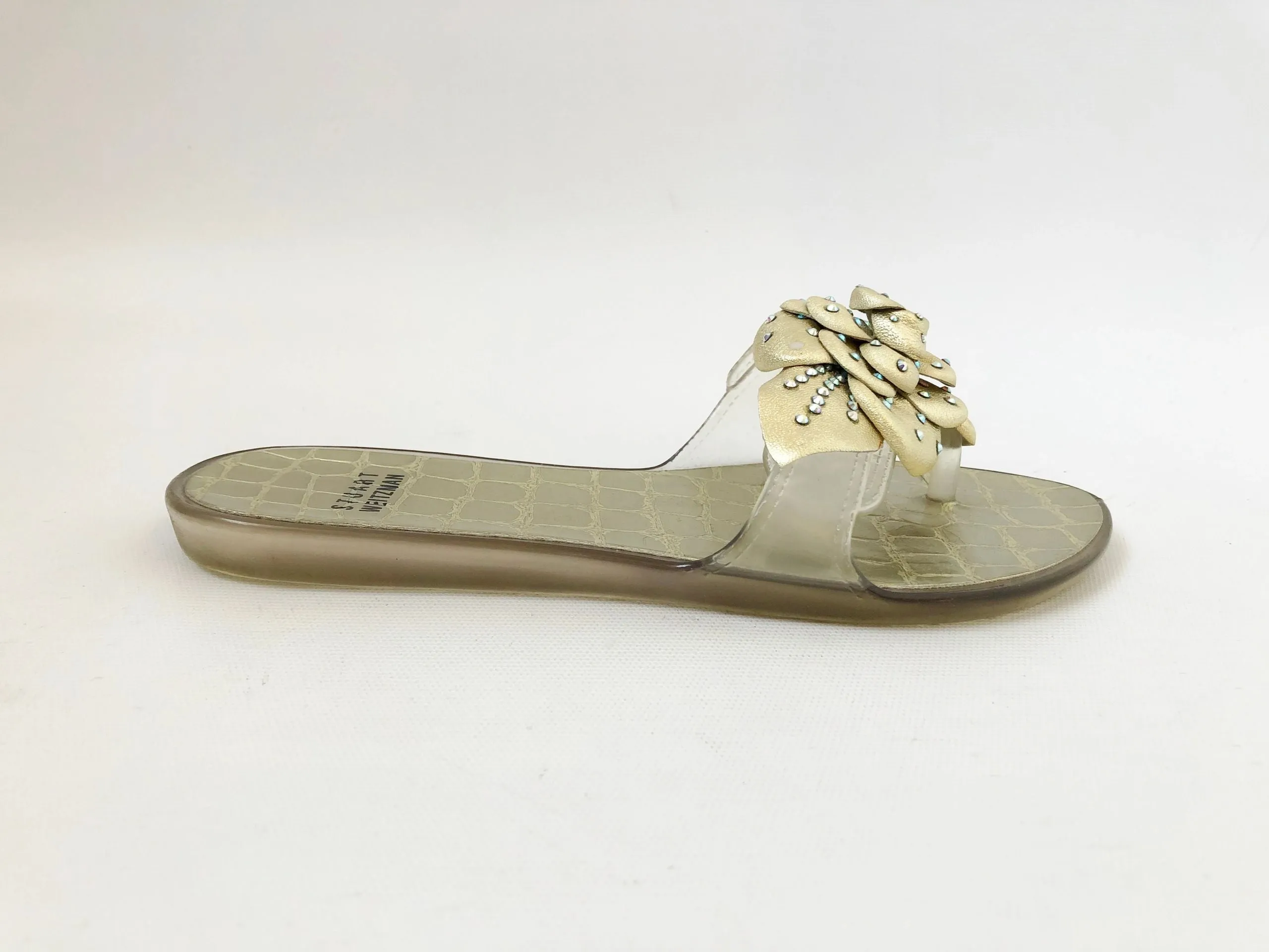 Stuart Weitzman Jelly Flip-Flops Size 6