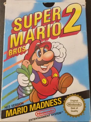 Super Mario Bros 2 i æske (UKV)