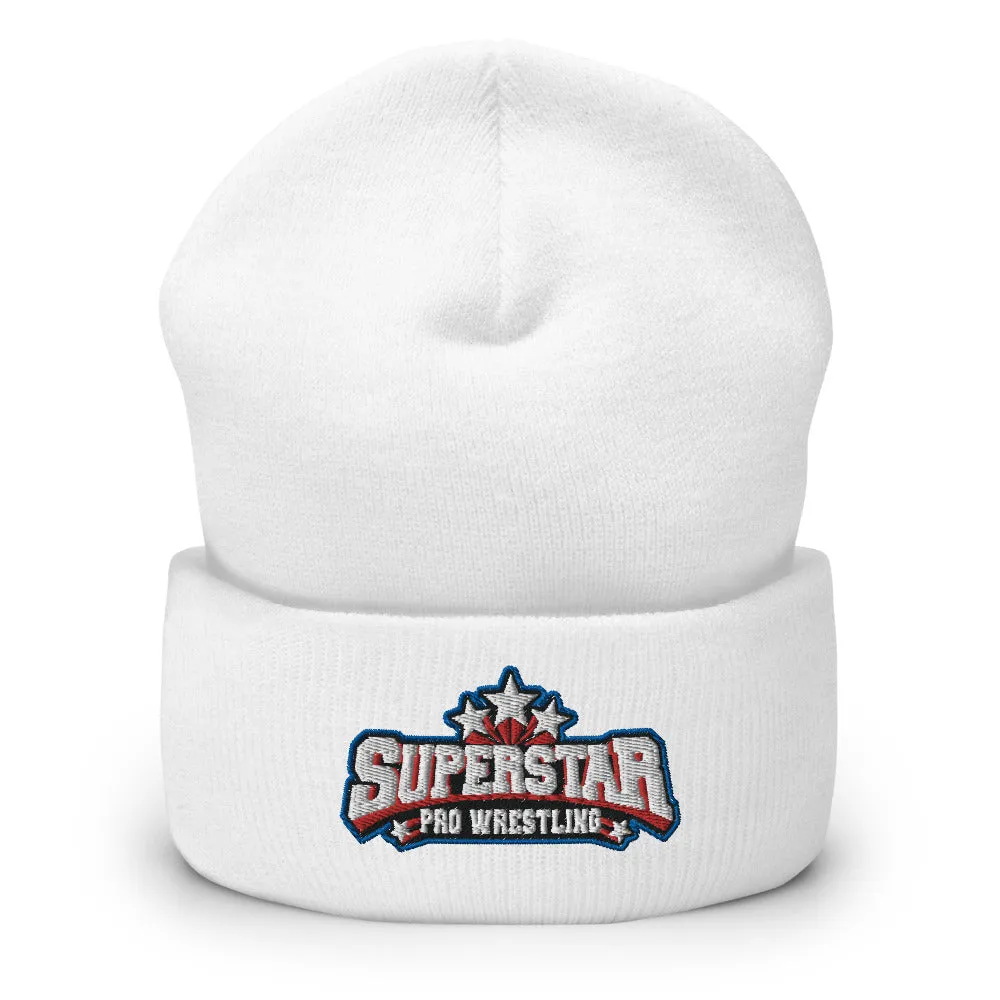 Superstar Pro Wrestling Logo Cuffed Beanie