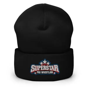 Superstar Pro Wrestling Logo Cuffed Beanie