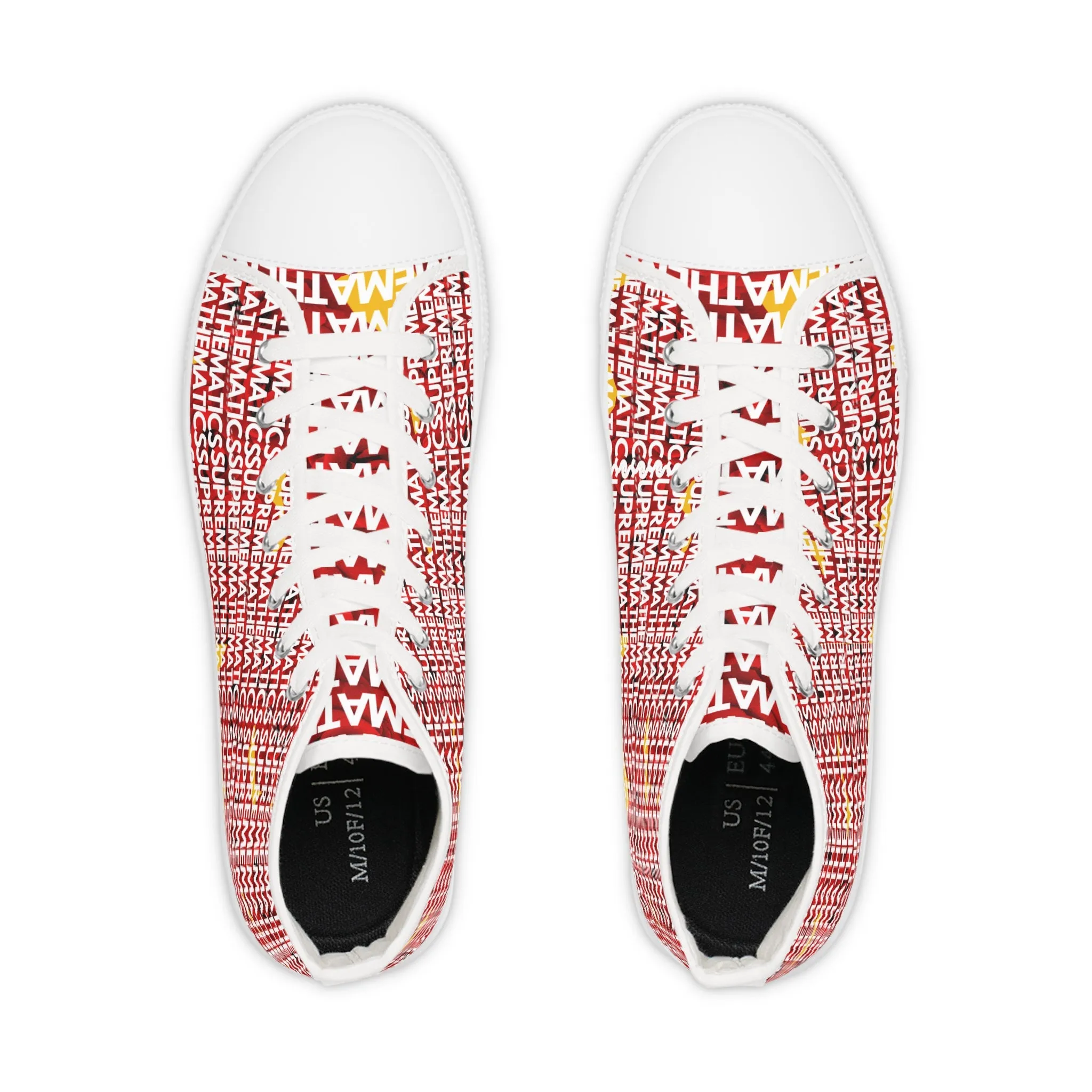 SUPREMEMATHEMATICS HIGH TOP SNEAKERS