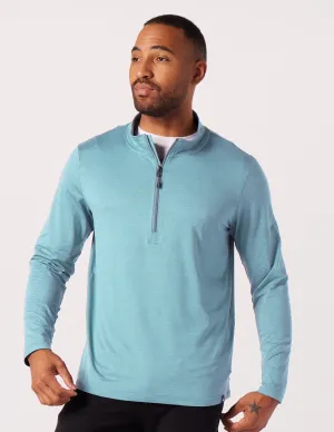 Tahoe 1/4 Zip: Hydrangea Marble