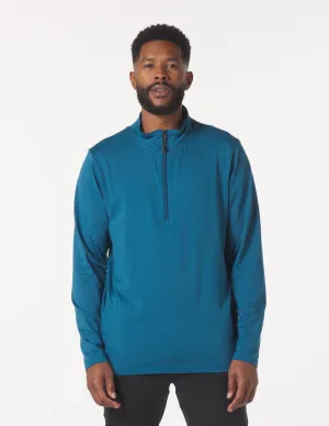 Tahoe 1/4 Zip: Morrocan Blue Marble