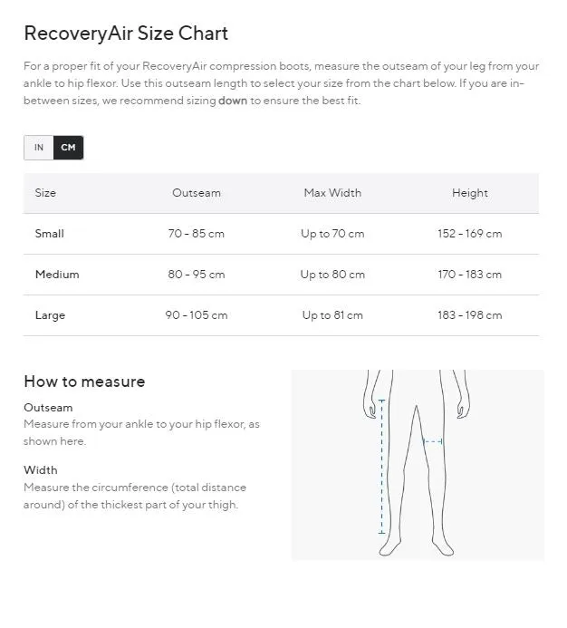 Theragun RecoveryAIR JetBoots [Size:Large]