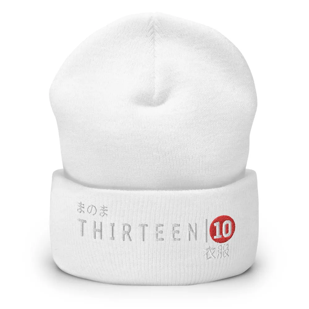 Thirteen | 10 Apparel JAPAN Long Logo Cuffed Beanie