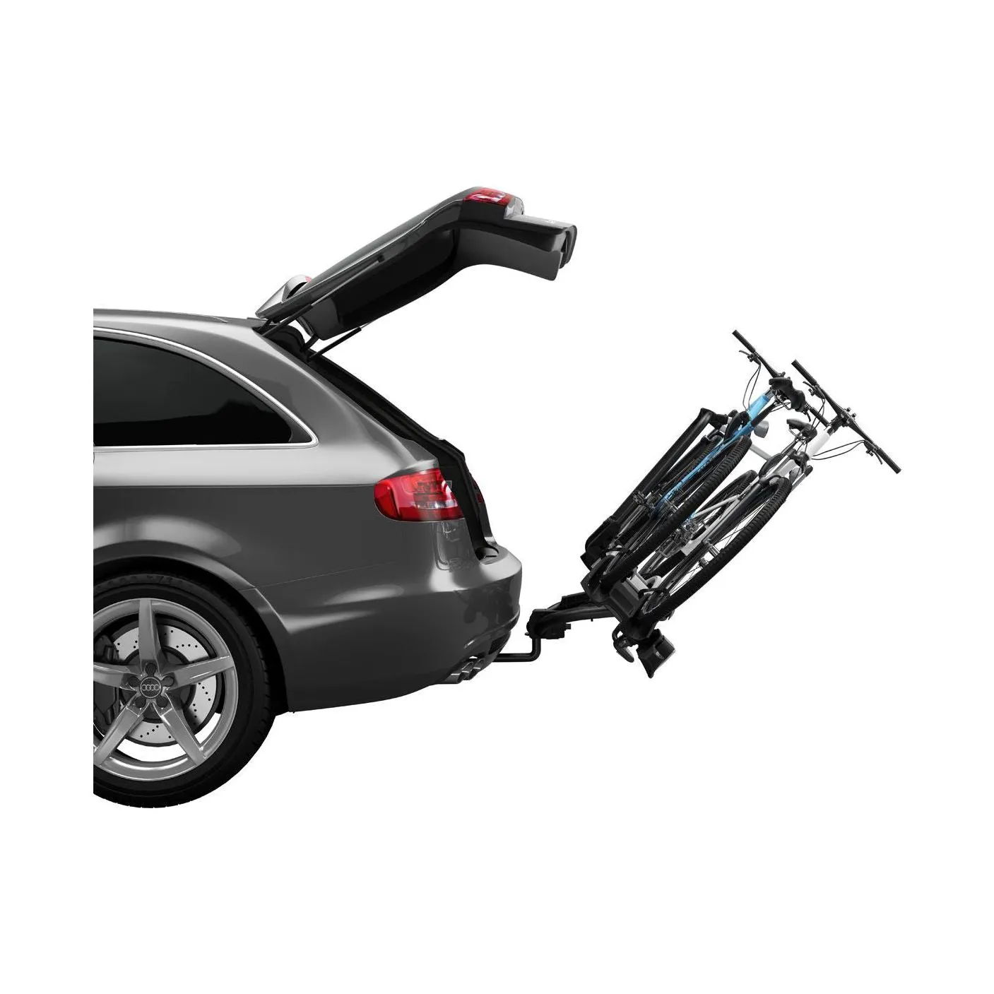 Thule Velo Compact two-bike platform towbar bike rack 13-pin black/aluminium Towbar bike rack