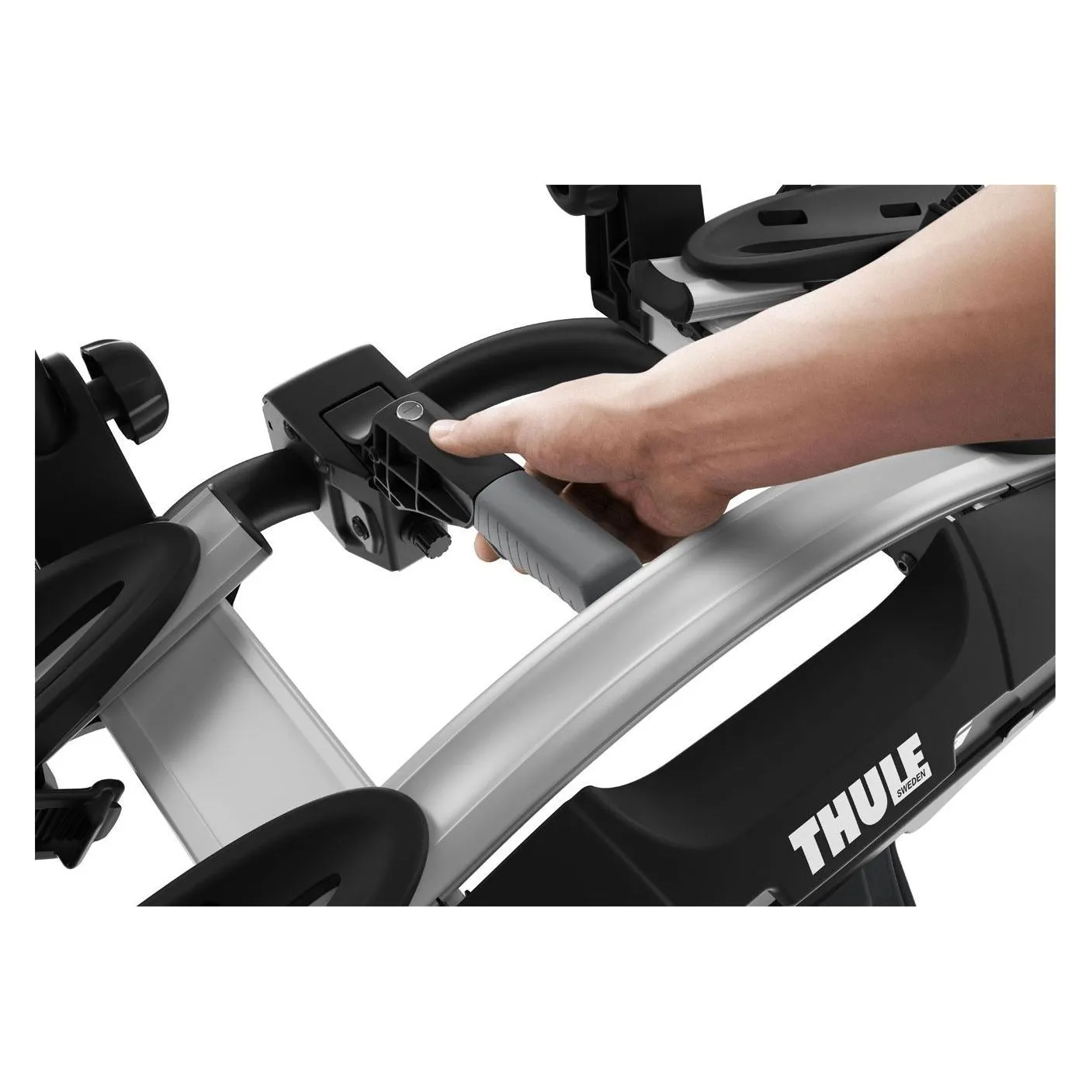 Thule Velo Compact two-bike platform towbar bike rack 13-pin black/aluminium Towbar bike rack