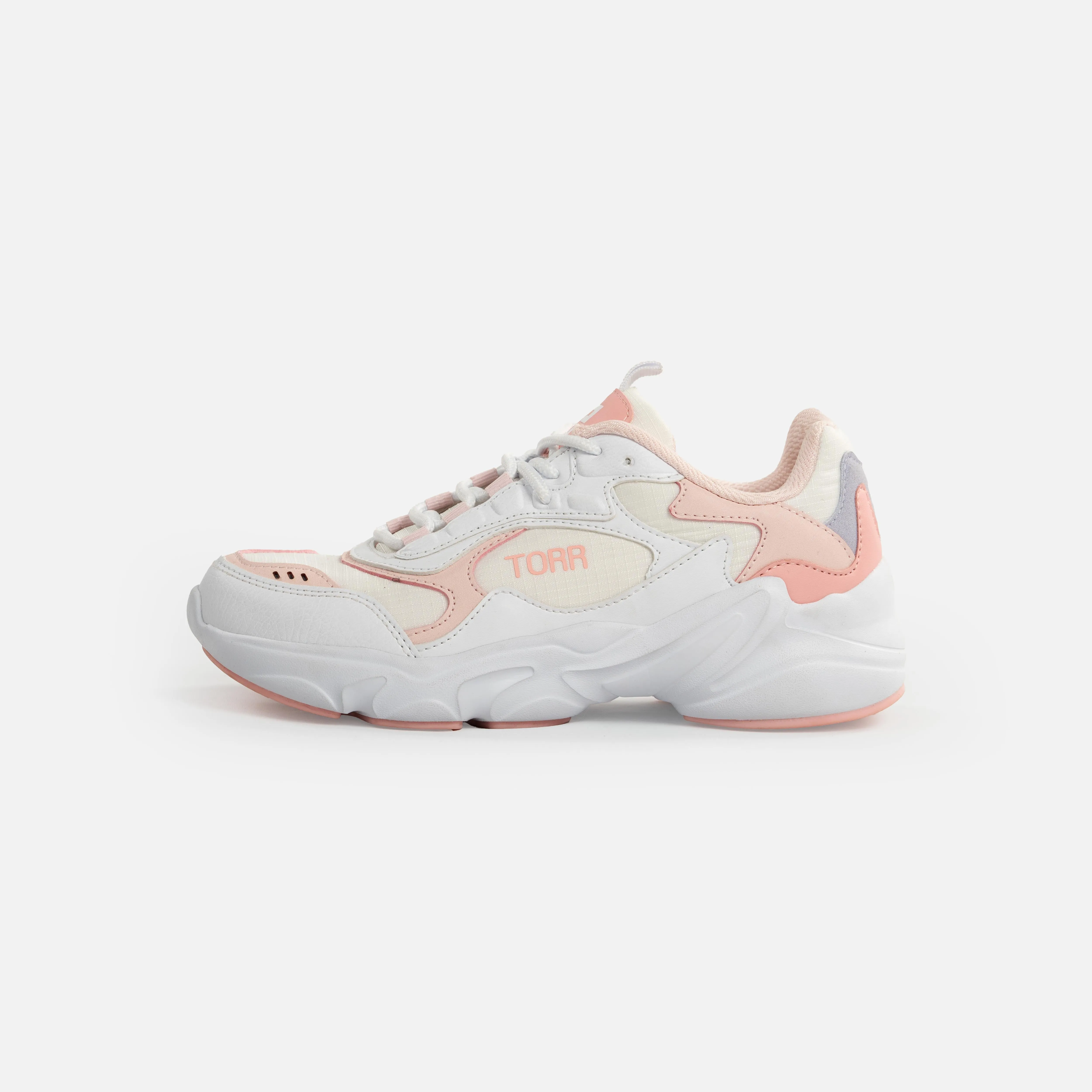 Torr Women’s Sports Shoe | White Mauve