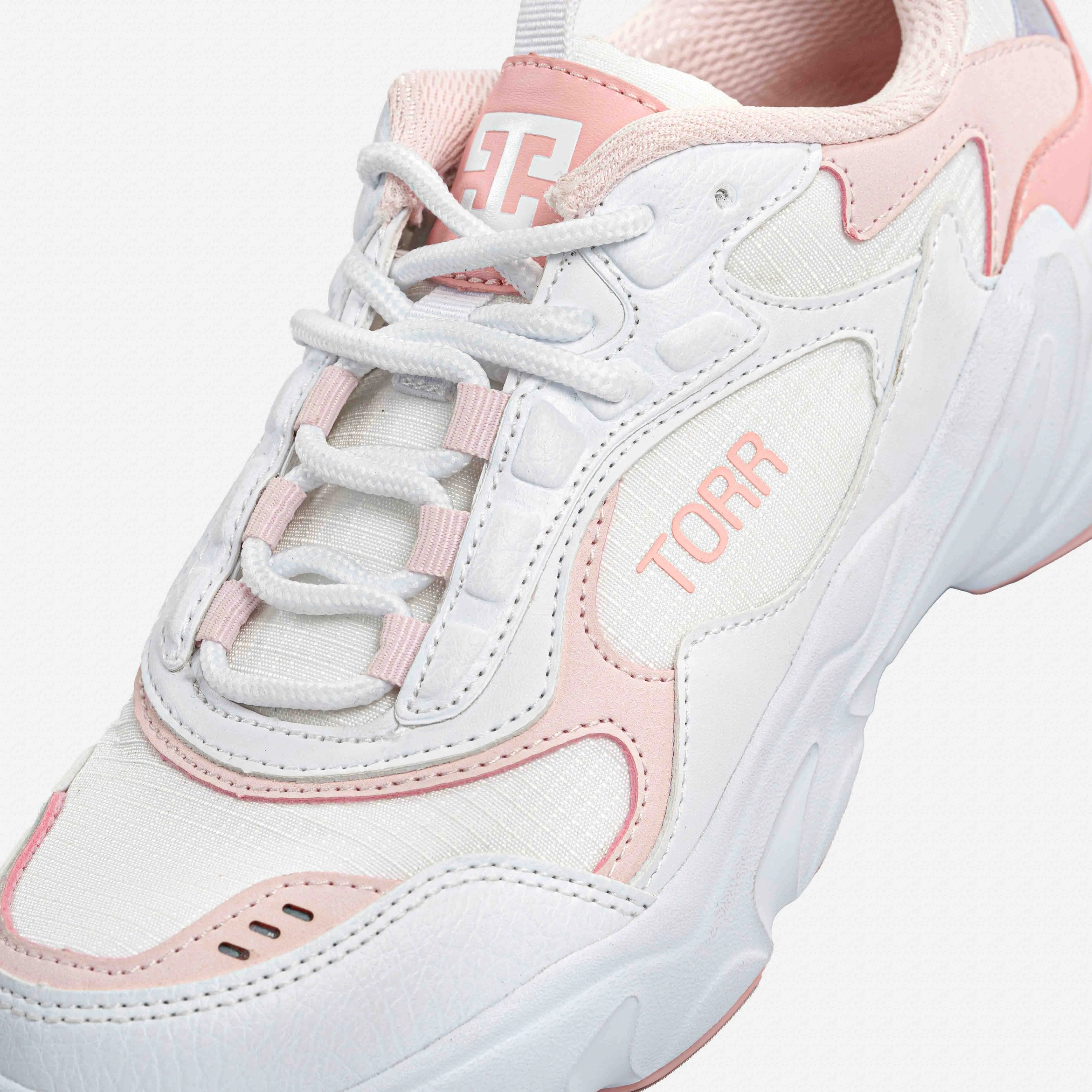 Torr Women’s Sports Shoe | White Mauve
