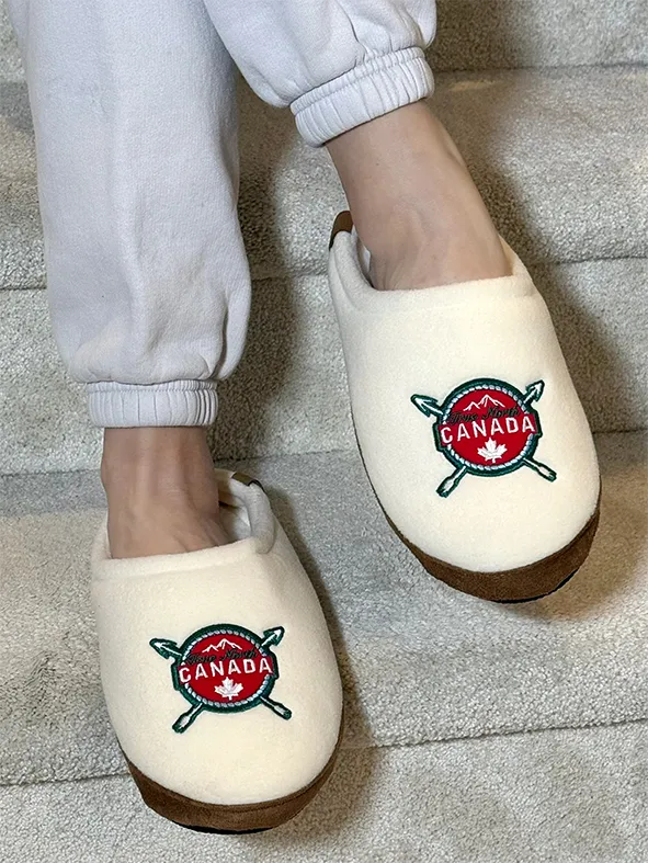 True North Hockey Moccasin Slippers