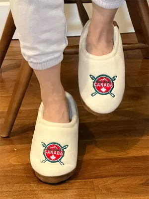 True North Hockey Moccasin Slippers