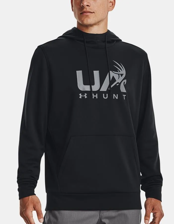 UA Armour Fleece Hunt Logo Hoodie - Mens