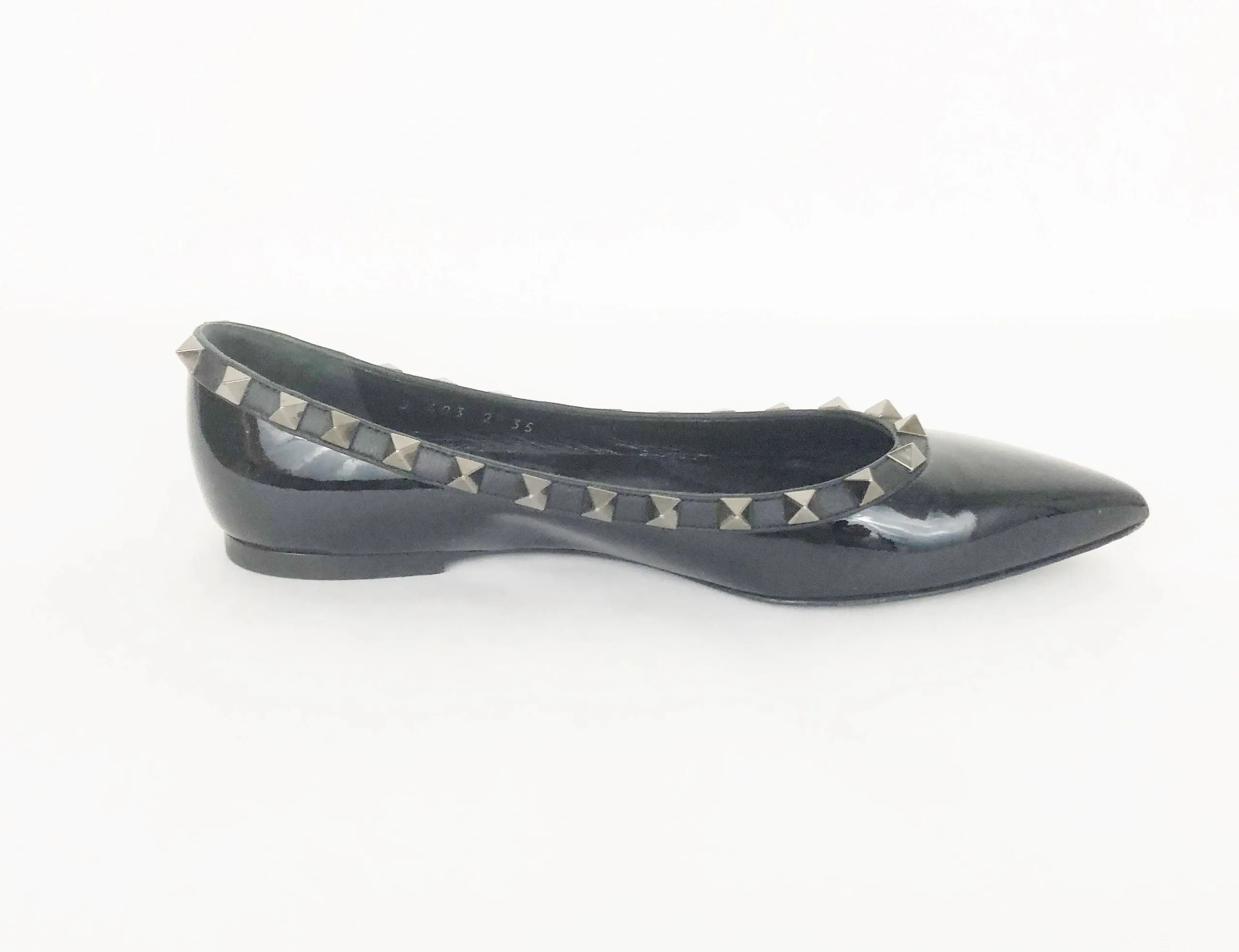 Valentino Rockstud Ballet Flats Size 5