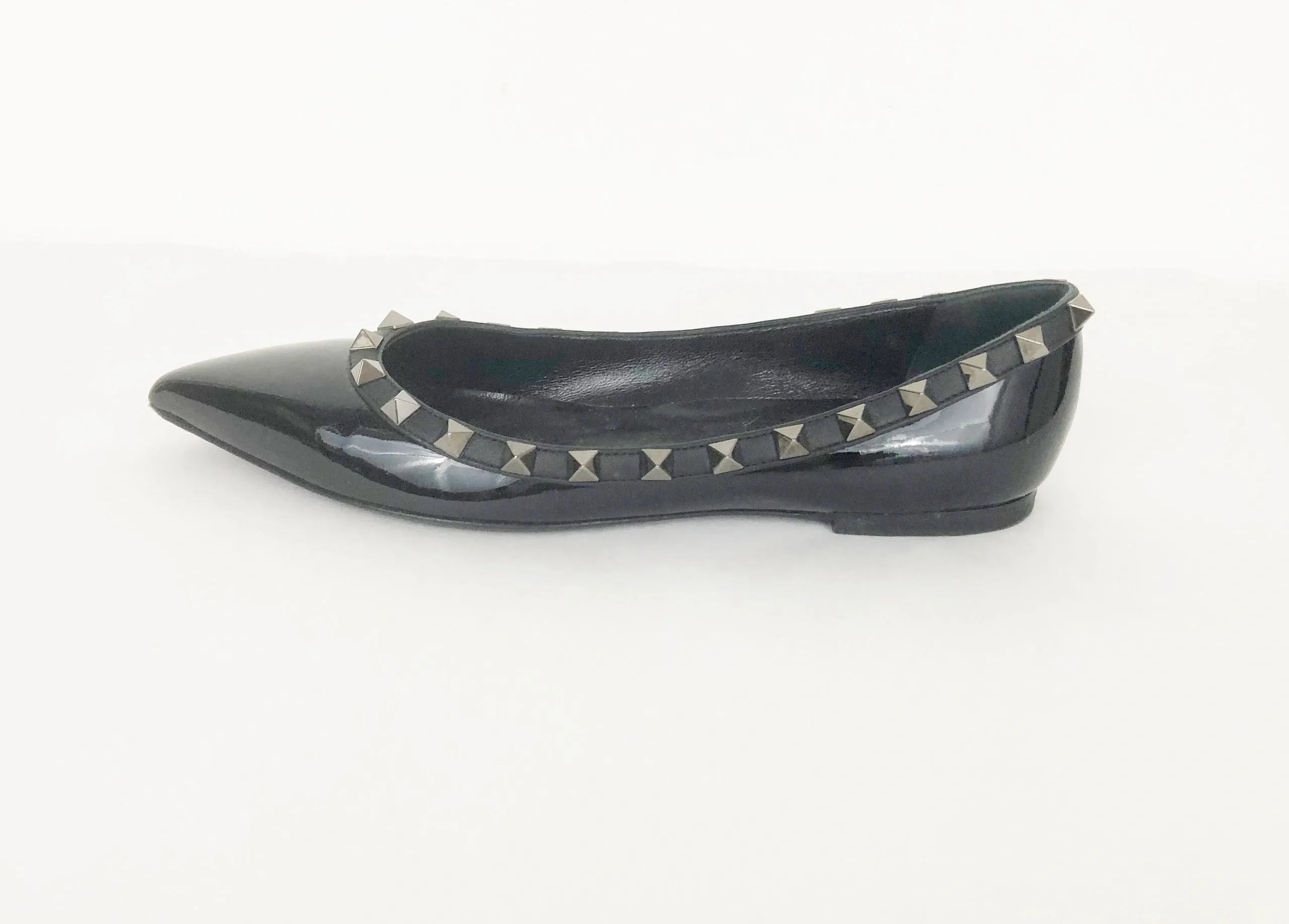 Valentino Rockstud Ballet Flats Size 5