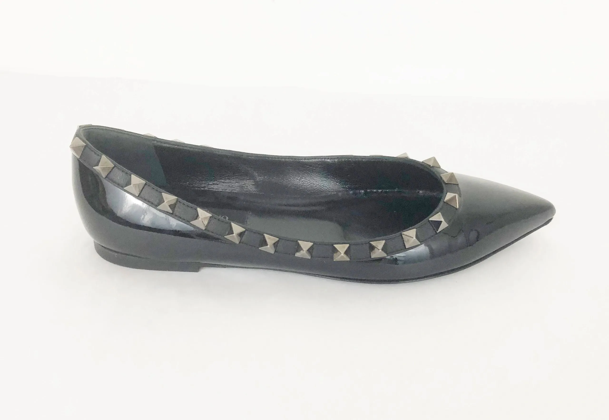 Valentino Rockstud Ballet Flats Size 5