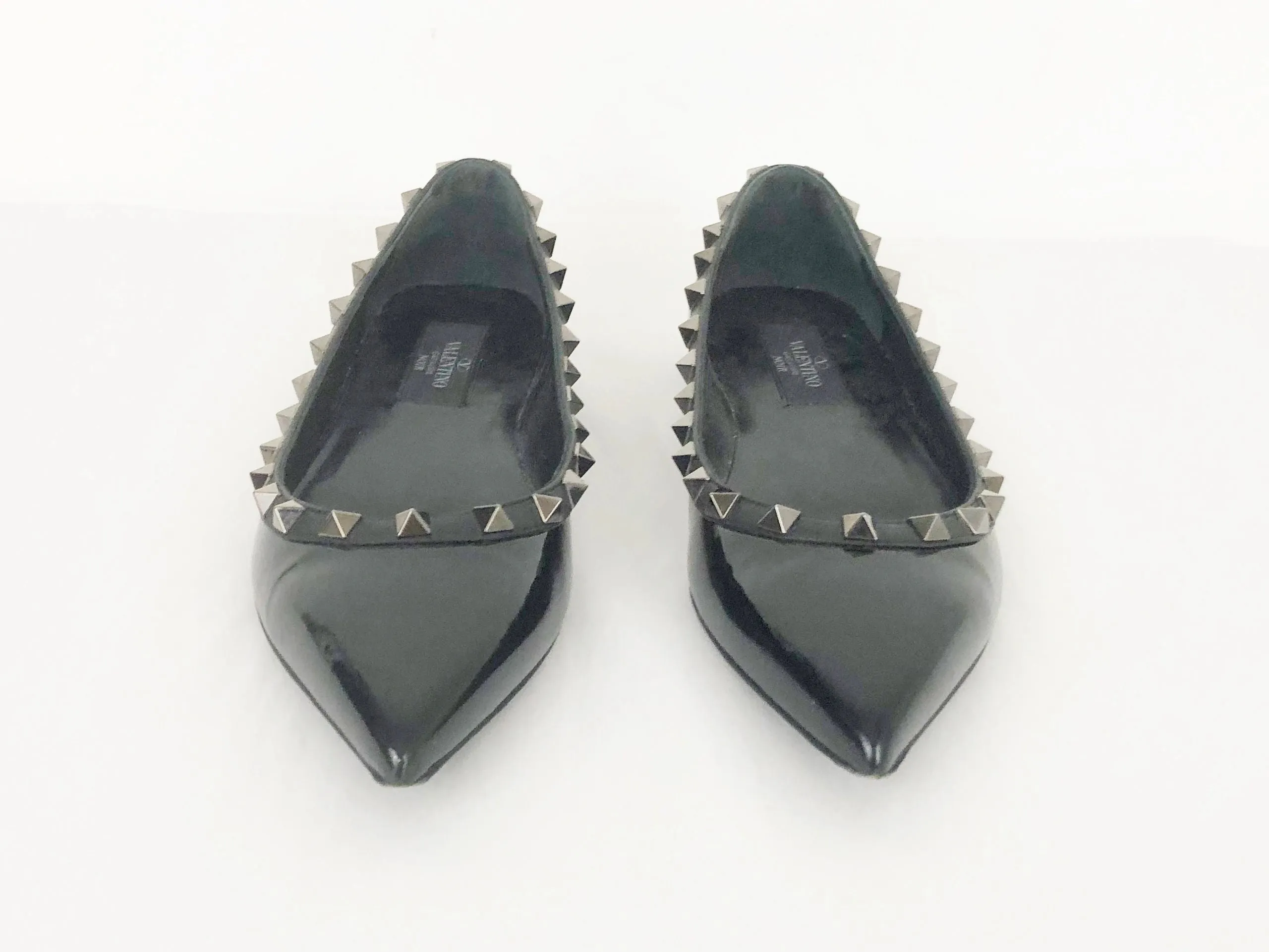 Valentino Rockstud Ballet Flats Size 5