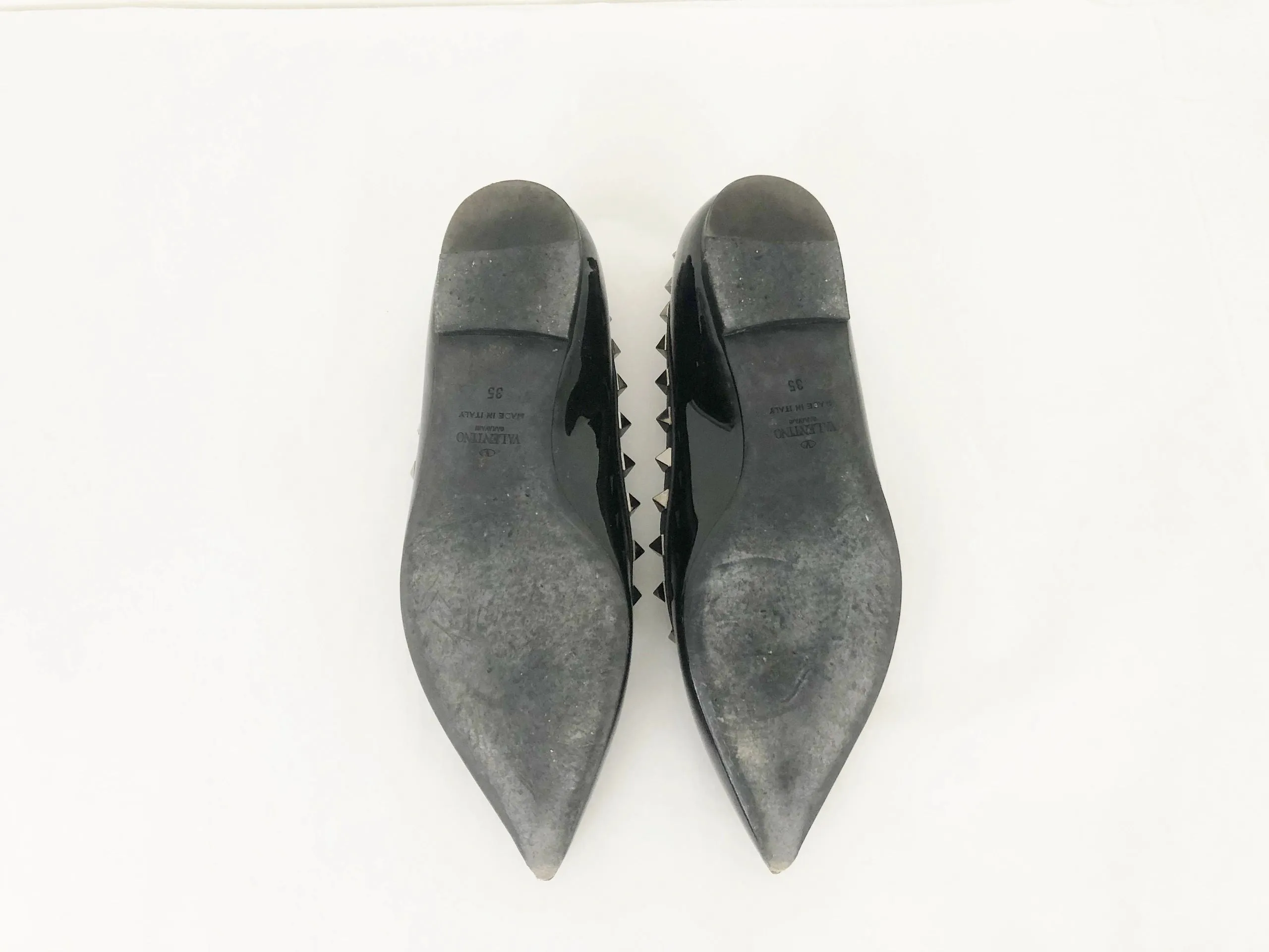 Valentino Rockstud Ballet Flats Size 5