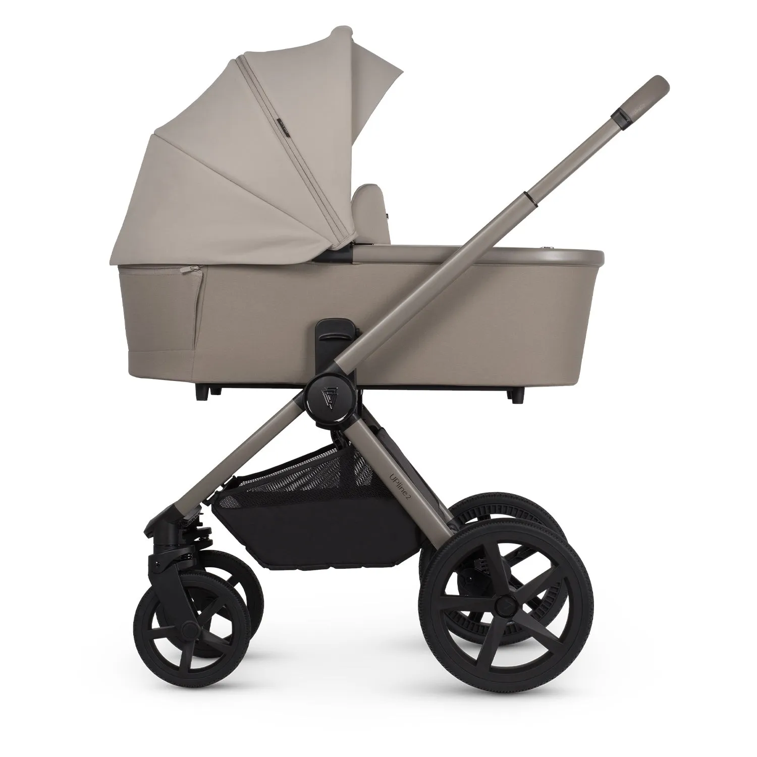 Venicci Upline 2 Travel System with Accessories and Tiago Car Seat - Taupe