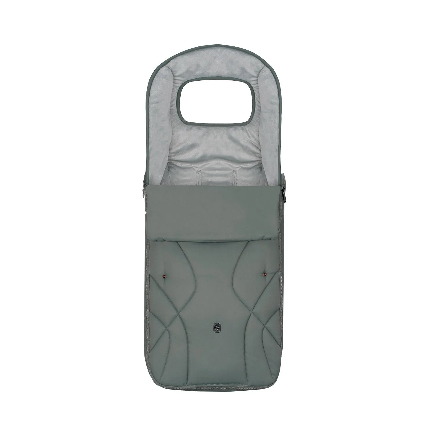 Venicci Upline 2 Travel System with Accessories, Tiago Car Seat & ISOFIX Base - Aloe