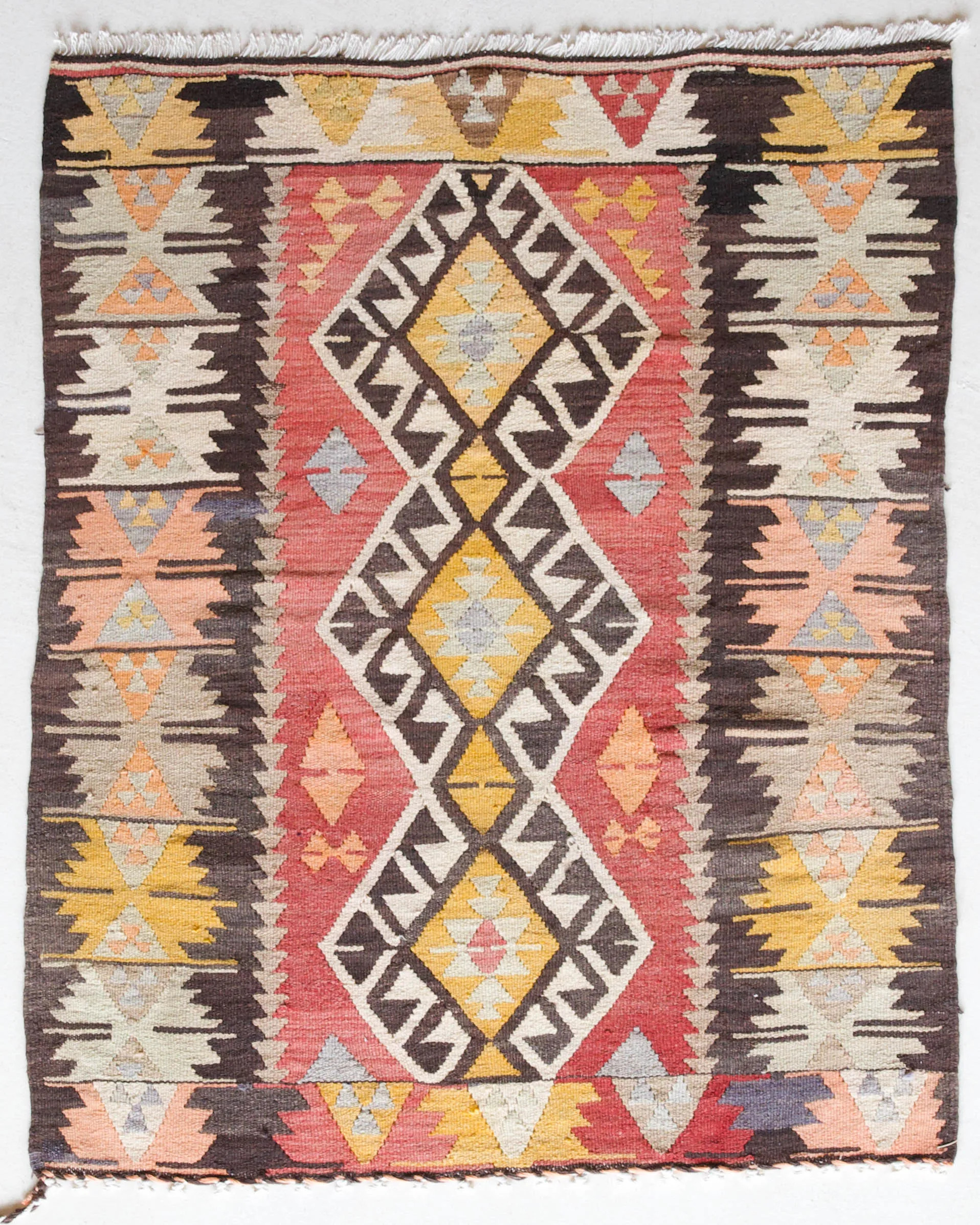 Vintage Kayseri Kilim Rug 3'3"x4'5"